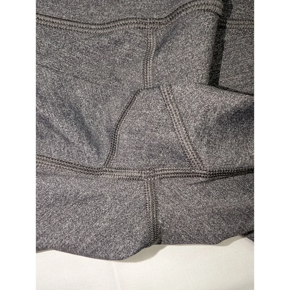 Lululemon Leggings Women 12 Gray Heathered High Rise Stretch Yoga Activewear - Picture 7 of 7